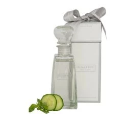 Flower Box Cucumber & Wild Basil Mini Diffuser 200ml Candles And Diffusers