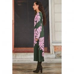 Cooper Trump Card Dress - Purple Leaf