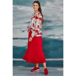 Curate Bottoms Tuck It Up Skirt Red