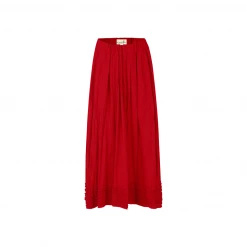 Curate Bottoms Tuck It Up Skirt Red