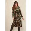 Curate Long Night Coat Green