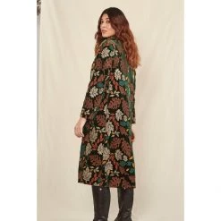 Curate Long Night Coat Green