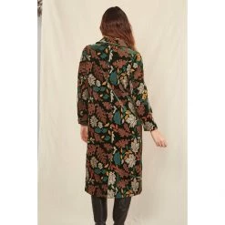 Curate Long Night Coat Green