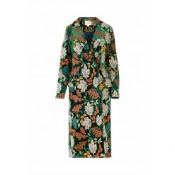 Curate Long Night Coat Green