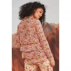 Curate Peach For The Sky Top - Butterfly Moment Pink Tops