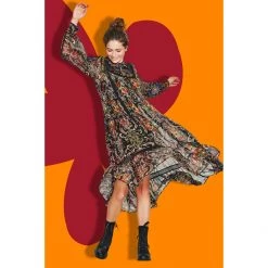 Coop Dresses State Of Lace Dress Moonflower Black