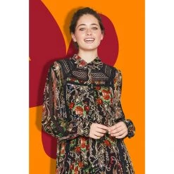 Coop Dresses State Of Lace Dress Moonflower Black