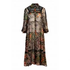 Coop Dresses State Of Lace Dress Moonflower Black