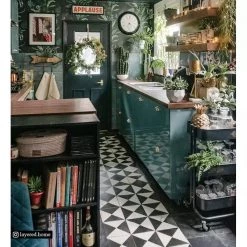 Beija Flor Borgo Black & White Floor Mat 60 X 180 Bath & Body