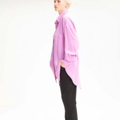 Mela Purdie Relaxed Pocket Shirt Lilac