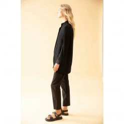 Mela Purdie Jackets Snap Slide Puff Rib Merino Black