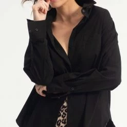 Mela Purdie Relaxed Pocket Shirt Microprene White New Arrivals