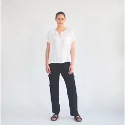 Mela Purdie Soft Cargo Pant White Bottoms