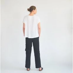 Mela Purdie Soft Cargo Pant White Bottoms