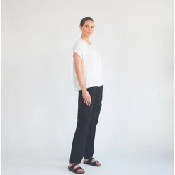 Mela Purdie Soft Cargo Pant White Bottoms
