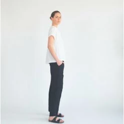 Mela Purdie Soft Cargo Pant White Bottoms