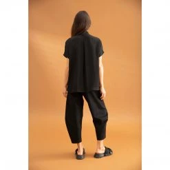 Mela Purdie Cylinder Shell Blouse Carob Tops