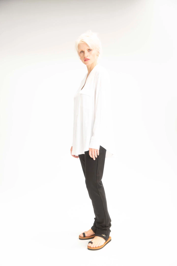 Mela Purdie Slide Pocket Shirt Black 3 Mela Purdie Slide Pocket Shirt Black