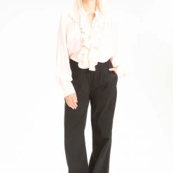 Mela Purdie New Arrivals Fountain Blouse Powder