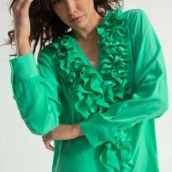 Mela Purdie Rufflet Blouse White