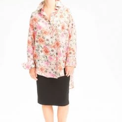 Mela Purdie Soft Shirt Bellini Floral Print New Arrivals