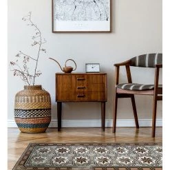 Beija Flor Gothic Terracotta Floor Mat 60x97