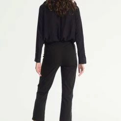 Mela Purdie Rufflet Blouse Black New Arrivals