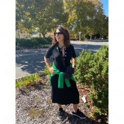 Lulu And I Dresses Jennie Black Ribbed Dress