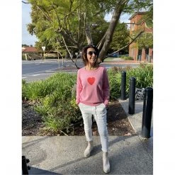 365 DAYS Tops Amore Crew Knit Candy