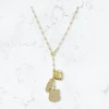 Misuzi Leon Crest Lariat Necklace