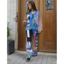 Me369 Clair Printed Blouse Lover