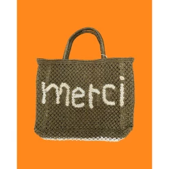 The Jacksons Merci Small Jute Bag - Olive