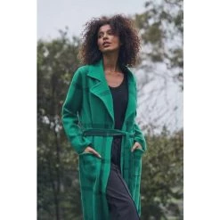 Little Lies Checked Coatigan