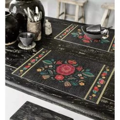 Beija Flor Frida Vinyl Placemat Kitchen & Tabletop