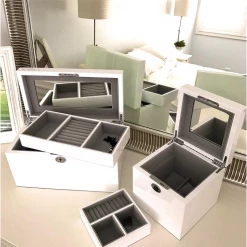 Russell Collection Jewellery Box White