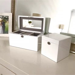 Russell Collection Jewellery Box White