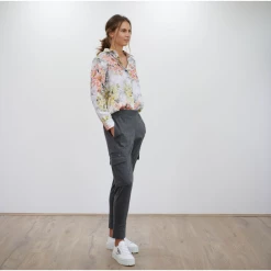 Mela Purdie Bottoms Compact Pant Charcoal Marl Size 10