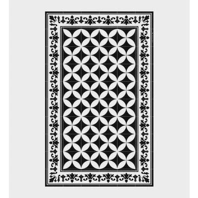 Beija Flor Bath & Body Sofi Black & White Floor Mat 70 X 120 1 Beija Flor Bath & Body Sofi Black & White Floor Mat 70 X 120