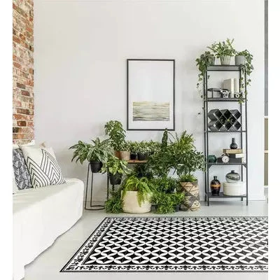 Beija Flor Bath & Body Sofi Black & White Floor Mat 70 X 120 2 Beija Flor Bath & Body Sofi Black & White Floor Mat 70 X 120