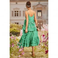 TRELISE COOPER Bottoms City Out Skirt Apple Check