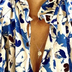 Misuzi Accessories Anni Heart & Lightning Bolt Necklace Gold