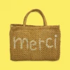 The Jacksons Accessories Merci Large Jute Bag - Honey