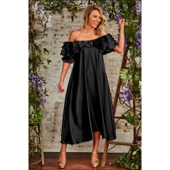 TRELISE COOPER We Frill Be Dancing Dress Black Xsmall
