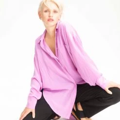 Mela Purdie Relaxed Pocket Shirt Lilac