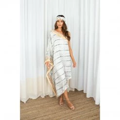 Anannasa Serp One Shoulder Dress Dresses